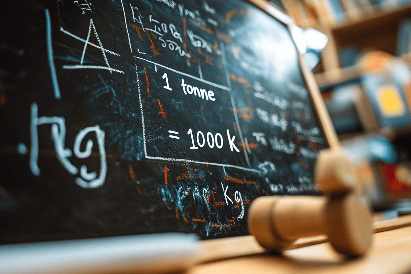 1 Tonne en kg : comment convertir facilement entre tonne et kilogramme