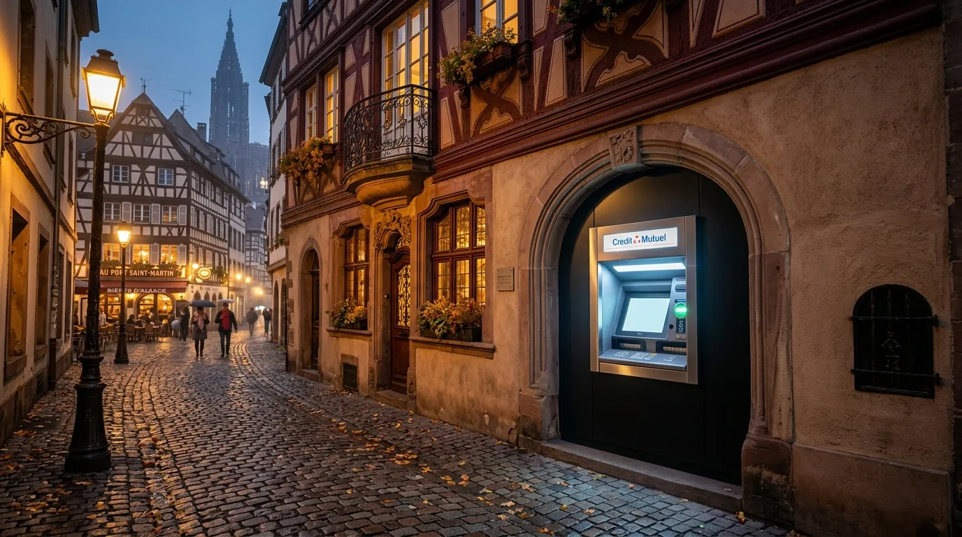 Distributeur de billets à Strasbourg : carte et localisation
