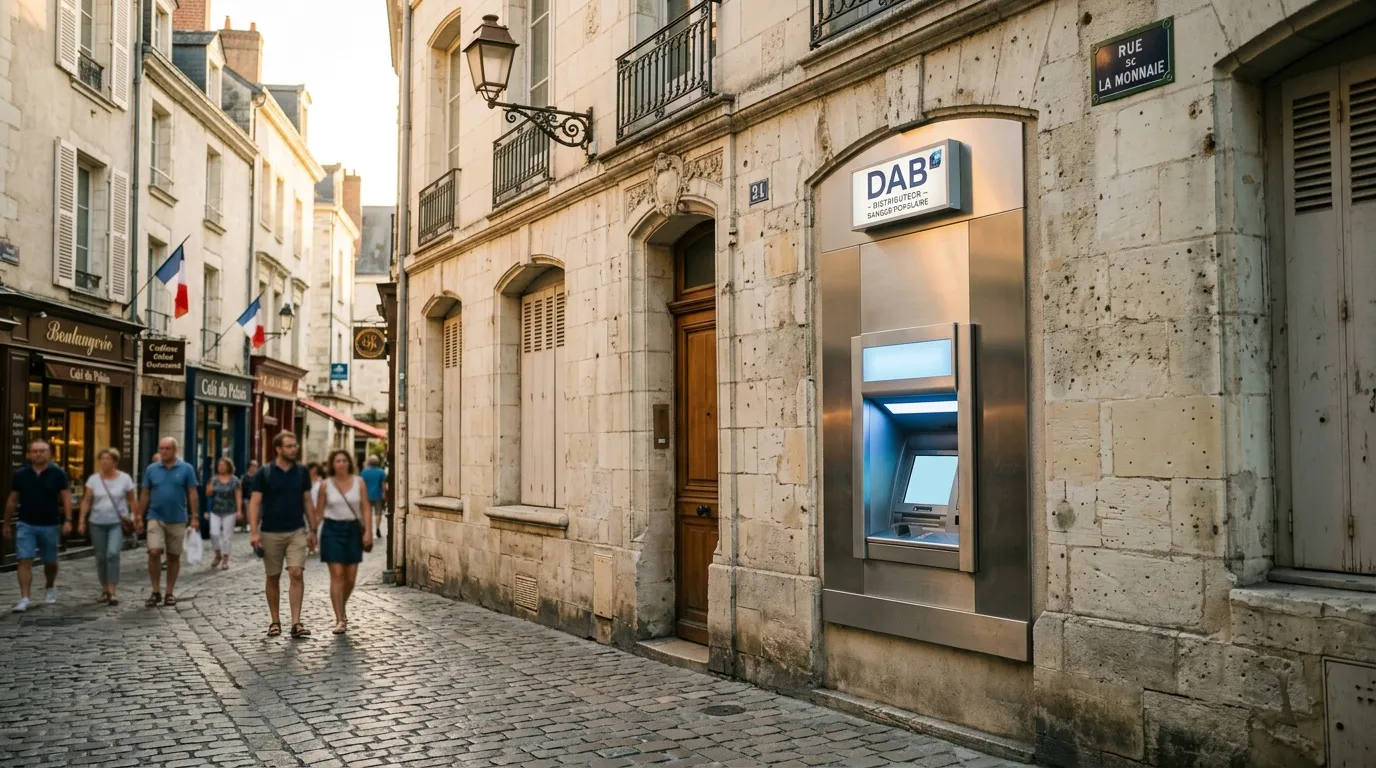 Distributeur de billets à Tours : trouver un DAB facilement