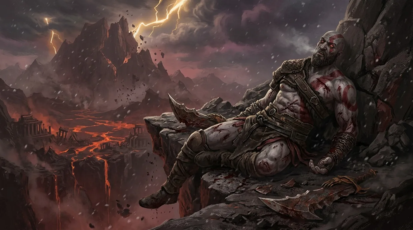 comment kratos a survécu à la fin de god of war 3