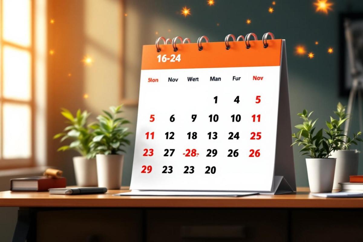 Agenda mondial explosif du 16 au 24 novembre 2025 : événements clés à suivre