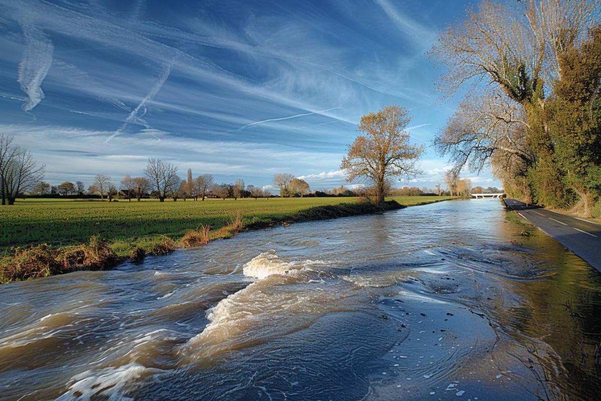 Alerte orange levée en Gironde : fin des risques d'inondations majeurs, quelques routes encore touchées