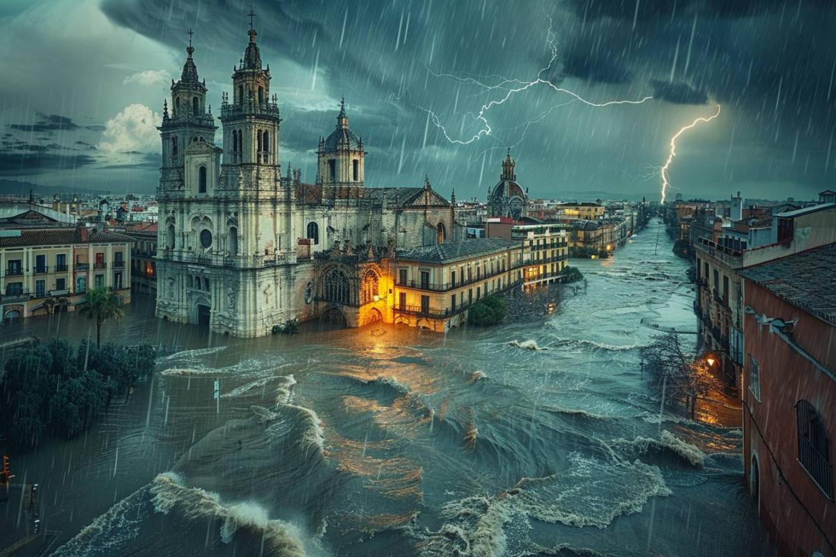 Alerte rouge inondations en Espagne : Valence en orange, fortes pluies attendues dans le sud