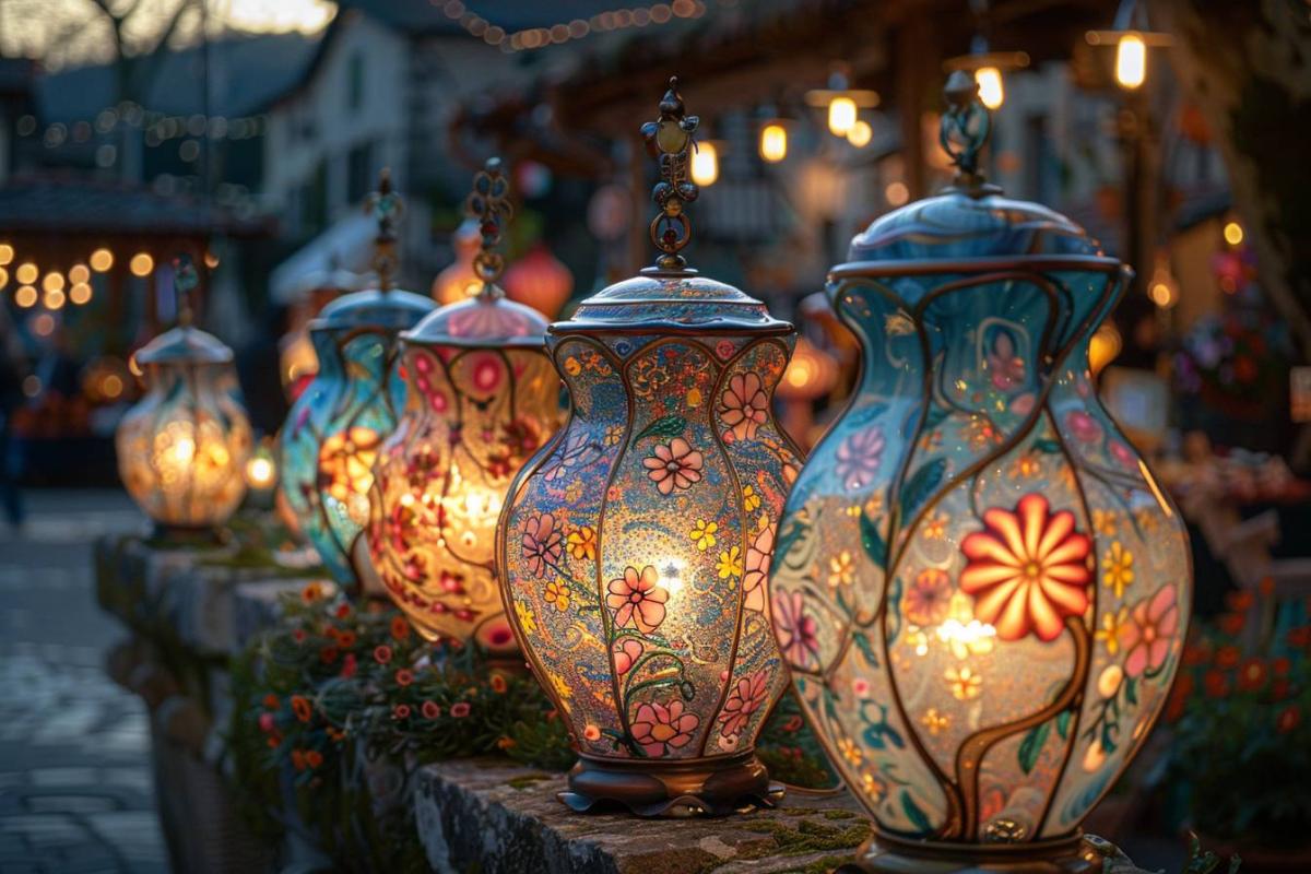 Artisanat : les lampes dans le plus pur style 'Alice au pays des merveilles' qui triomphent à Saint-Sébastien
