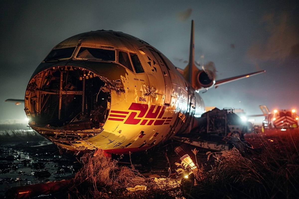 Un avion cargo de DHL s'écrase près d'un aéroport en Lituanie, faisant un mort