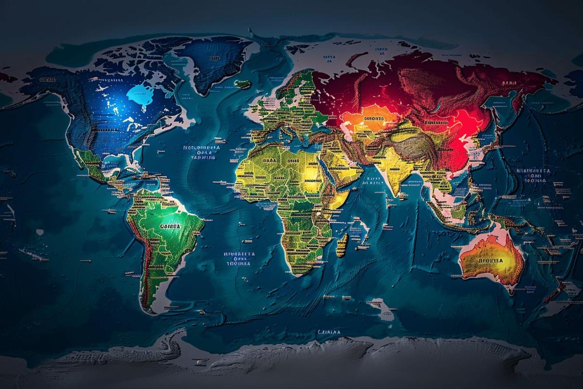Classement des plus grands pays du monde par superficie : top des nations les plus étendues