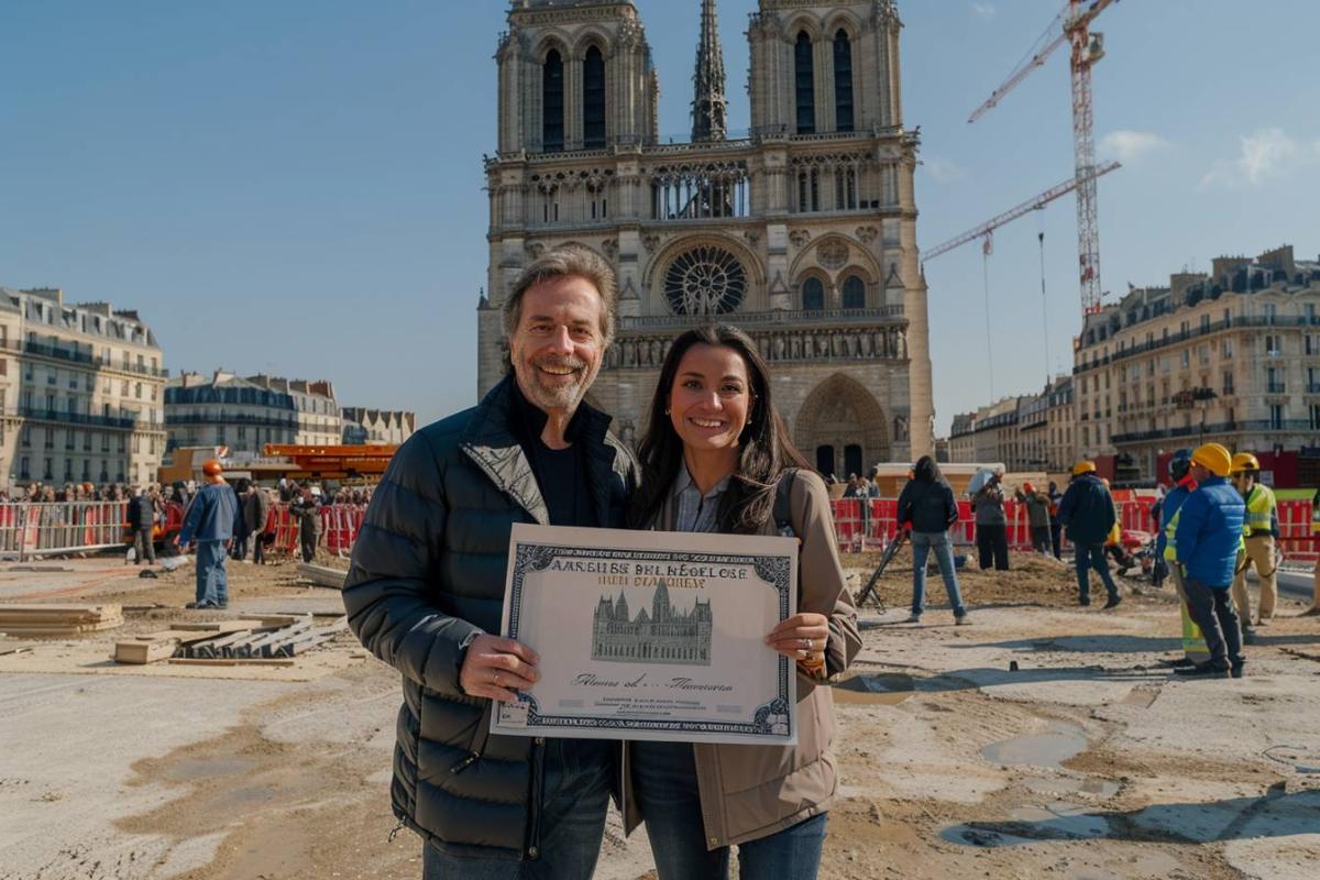 Un couple américain fait un don pour la restauration de Notre-Dame de Paris