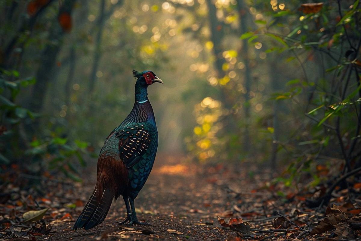 Le faisan obscur : habitat, comportement et caractéristiques de cet oiseau mystérieux