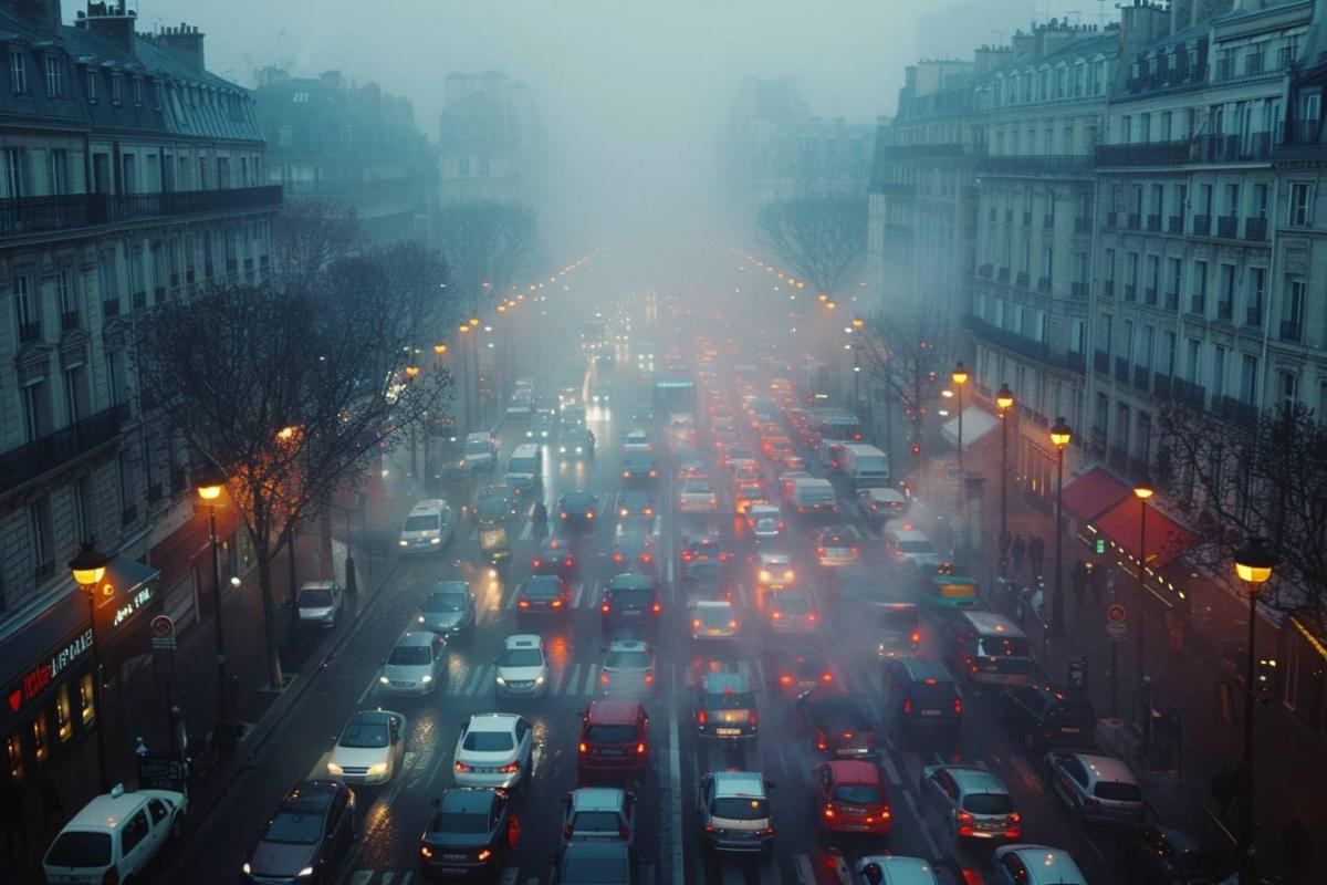 En Île-de-France, une ville célèbre pour ses embouteillages et sa qualité de l'air préoccupante