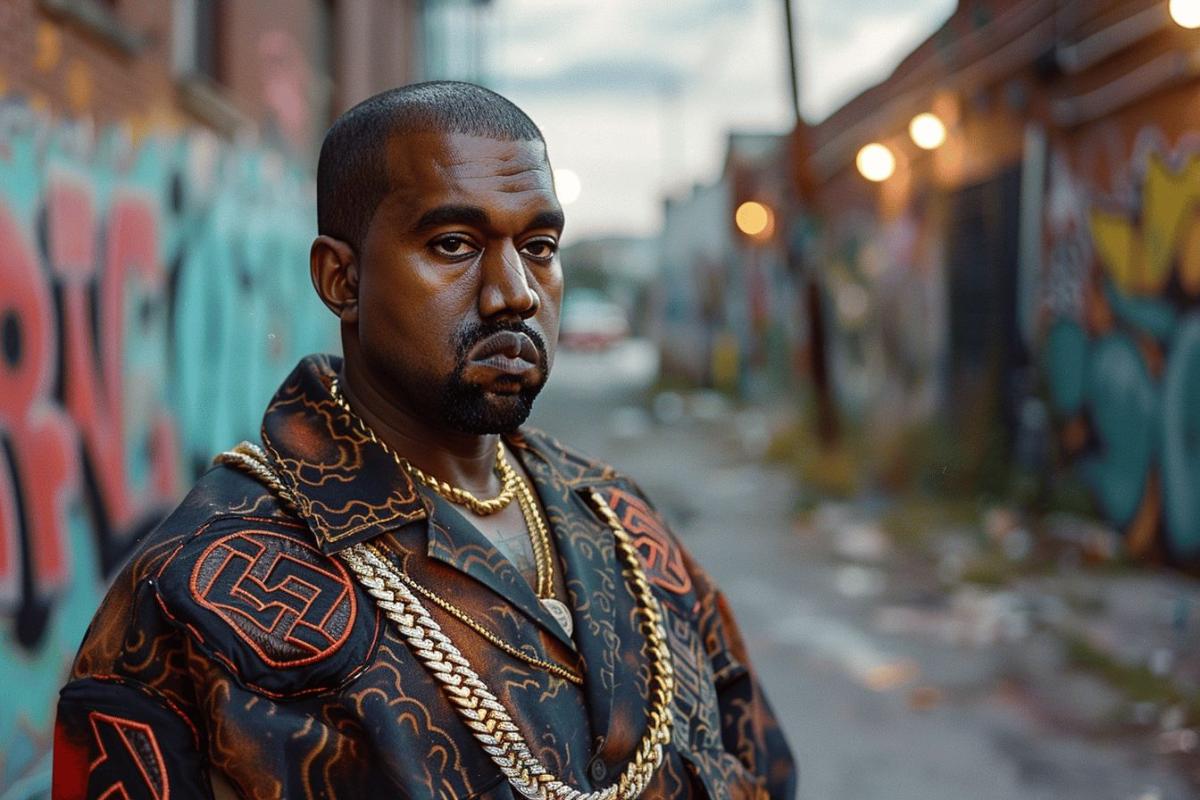Kanye West crée le scandale avec des t-shirts arborant une croix gammée : la nouvelle polémique du rappeur