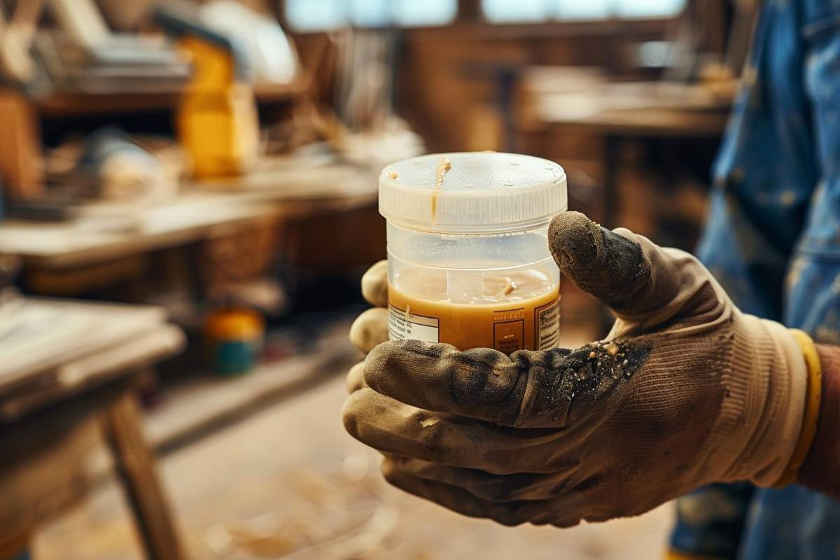 L'astuce d'un expert en bricolage pour empêcher le couvercle de la colle de coller au contenant