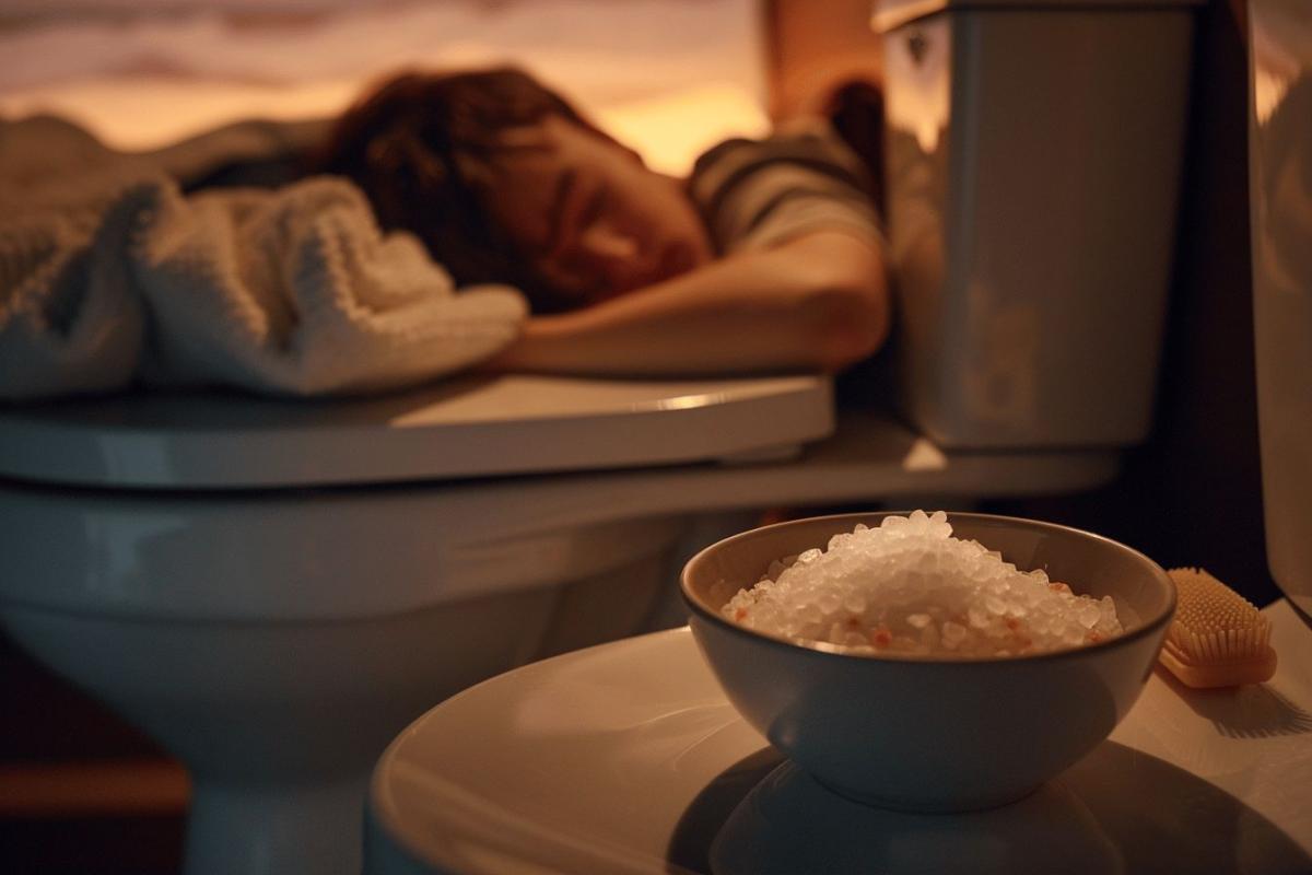 Pourquoi verser du sel dans les toilettes avant d’aller dormir ?
