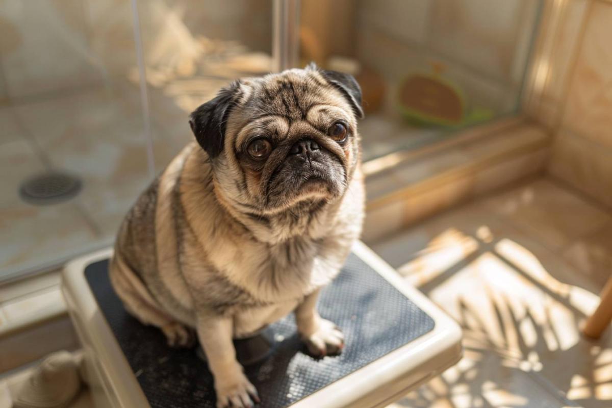 Quel est le poids d'un chien carlin ?