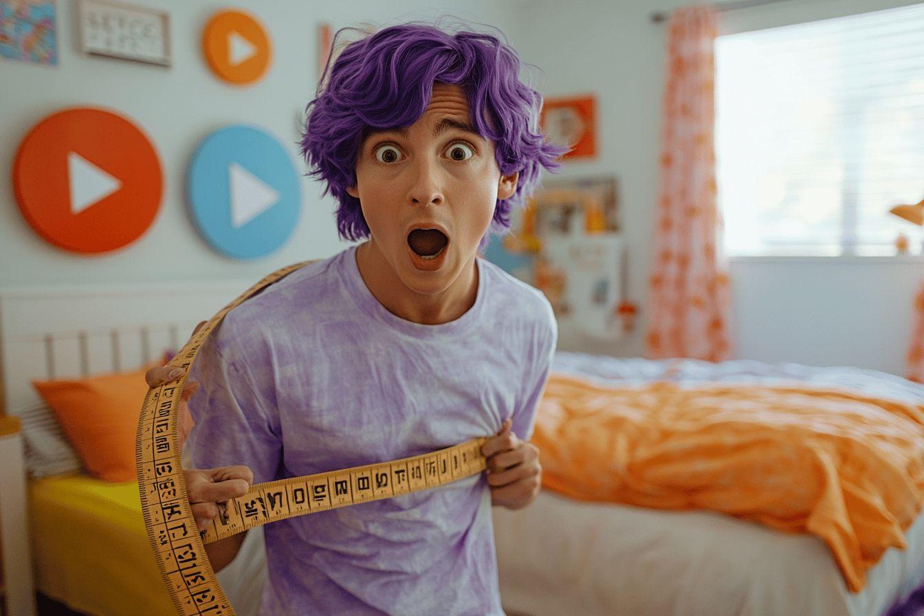 Quelle taille fait Michou ? Découvrez la véritable mesure du célèbre youtubeur aux cheveux violets